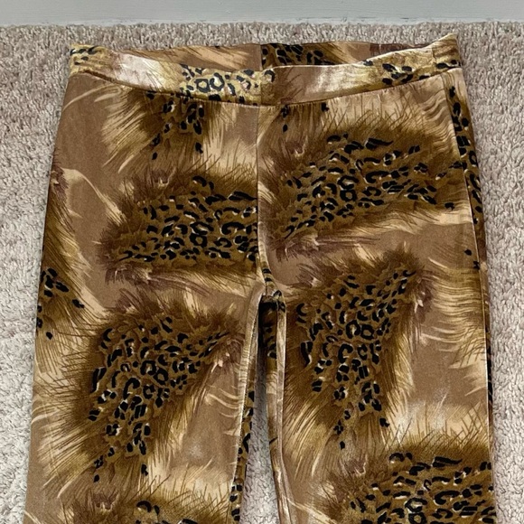 Spell and the Gypsy Velvet Savannah Bells Animal Print Flare Boho Pants Size 8 - Picture 5 of 15
